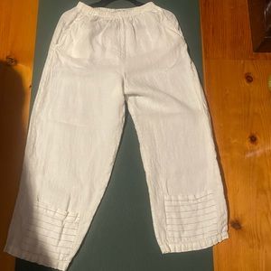 Willow size small white linen pants